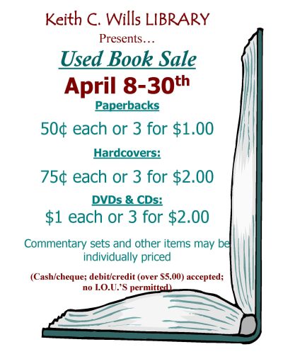 used book sale 4-24